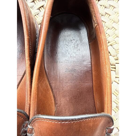 Allen Edmonds Steen Loafer Brown Leather Slip On Shoes Men\'s Size 11 B main image 13